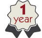 1 year warranty