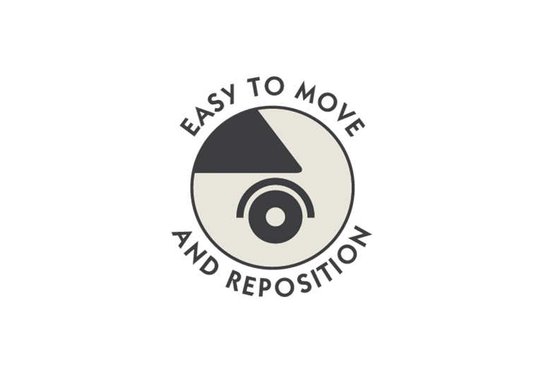 Easy to move and reposition